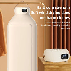 Sèche-Linge Électrique Portable Multifonctionnel, Pliable, Chronométré, Séchage Rapide, Faible Bruit, Chauffage De L'Air Chaud, Soins Des Vêtements, Mini Sèche-Linge